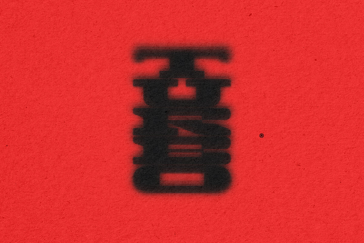 Lines Blurred Text Effect